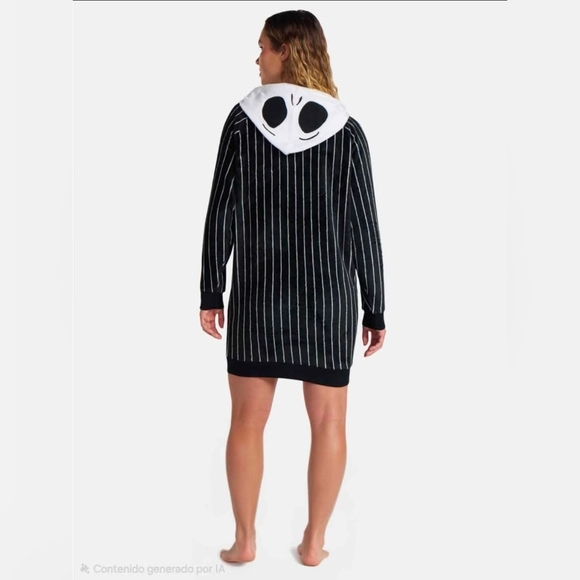 Jack Skellington Pullover Longer - Picture 3 of 3